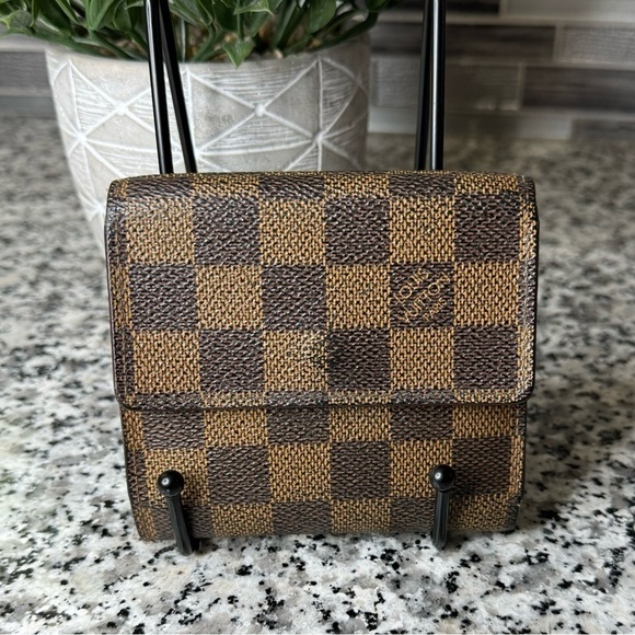 Louis Vuitton | Damier Portefeiulle Elise Bi Fold Compact Wallet SP0020 - Picture 6 of 15